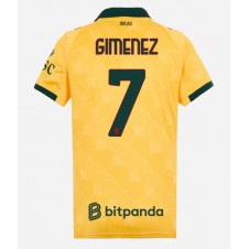 AC Milan Santiago Gimenez #7 Tredjedrakt Kvinner 2025-26 Kortermet